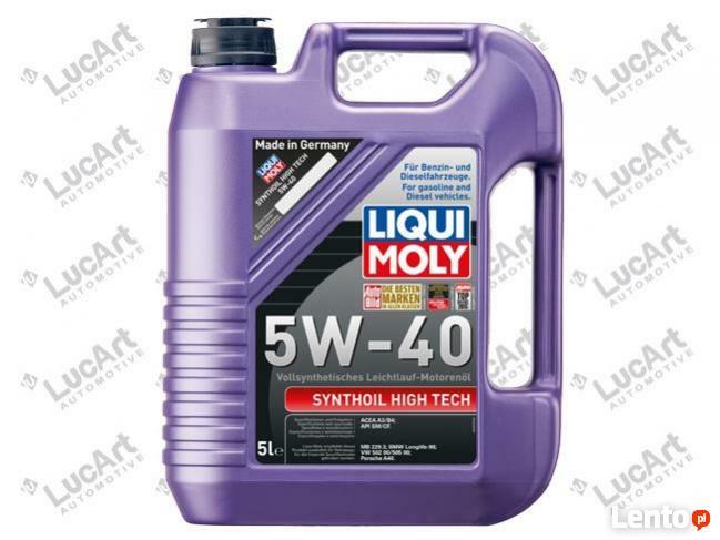 LIQUI MOLY SYNTHOIL HIGH TECH 5W-40 5L 1856 KATOWICE