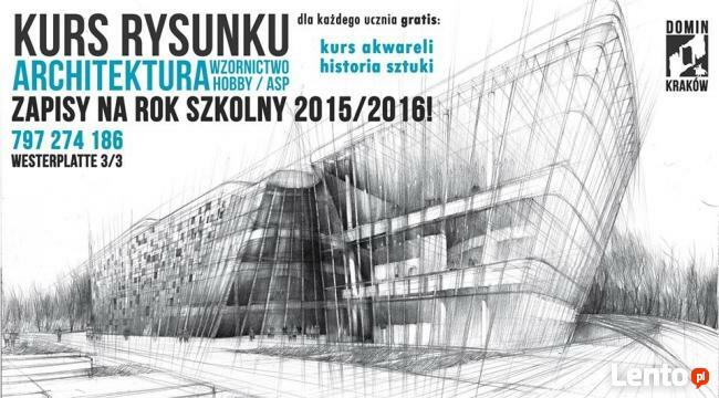 Szkoła rysunku Domin Kraków - kurs rysunkowy na