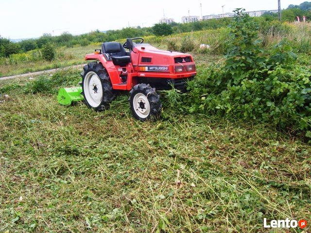 Usługi kosiarką bijakową, koszenie kosiarką bijakową
