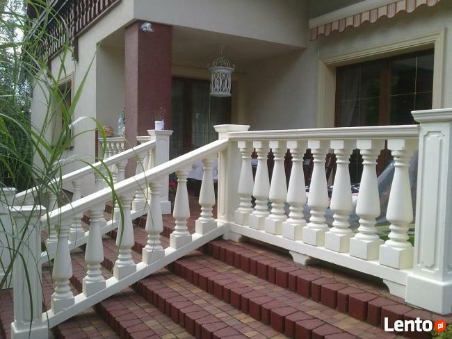 Tralki betonowe, balustrady z tralek, tralki