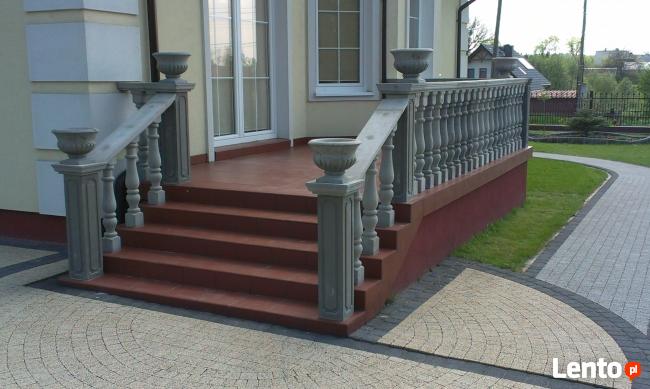 Tralki betonowe, balustrady z tralek, tralki