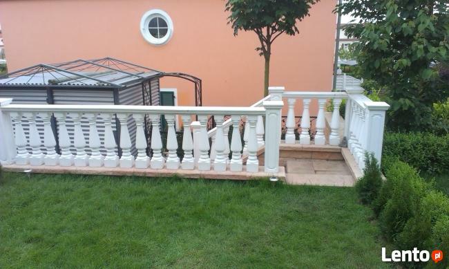 Tralki betonowe, balustrady z tralek, tralki