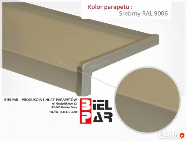 Zatyczka / zaślepka / boczek do parapetu stalowego dł. 30 cm