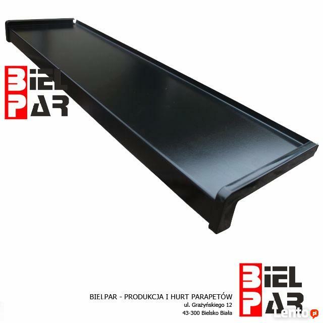 Parapety zewnętrzne ALUMINIOWE - RÓŻNE