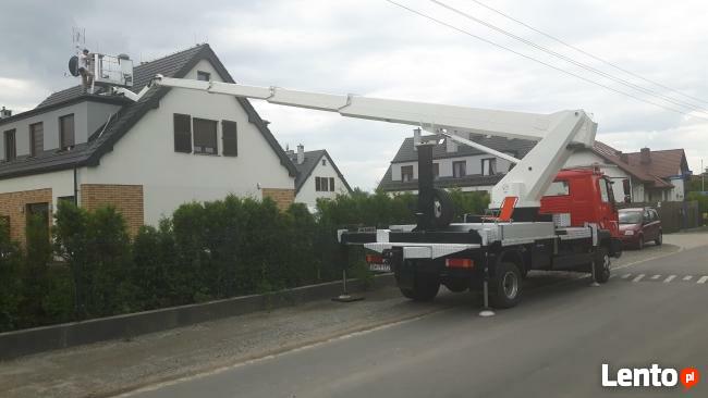 Podnośnik koszowy 20m/26/30m. Wynajem- Wrocław