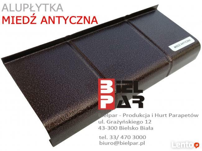 Parapety zewnętrzne ALUMINIOWE - RÓŻNE