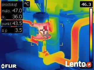 Pomiary termowizyjne maszyn i urządzeń