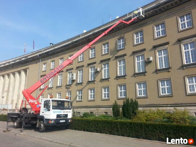 Podnośnik koszowy 20m/26/30m. Wynajem- Wrocław