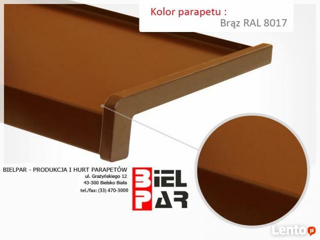 Parapety zewnętrzne ALUMINIOWE - RÓŻNE