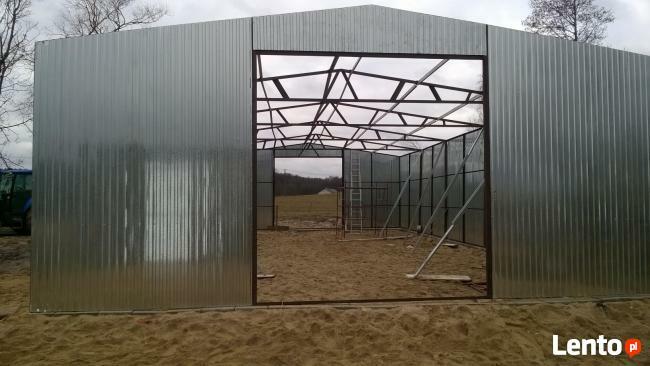 garaże blaszane wiaty hale