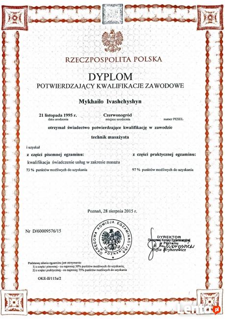 Profesjonalny masaż z dojazdem w Twoim domu Poznań i okolice