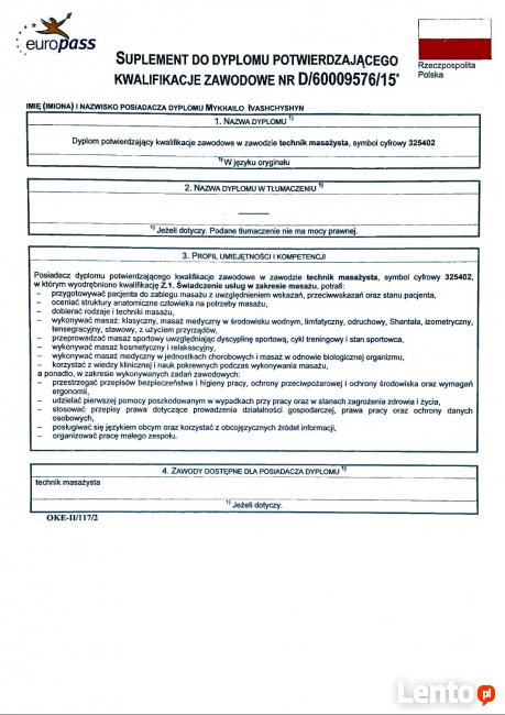 Profesjonalny masaż z dojazdem w Twoim domu Poznań i okolice