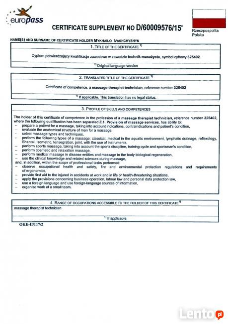 Profesjonalny masaż z dojazdem w Twoim domu Poznań i okolice