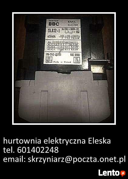 stycznik sla 7, sla 12, sla 16, sla 32, sla 63, sla 85