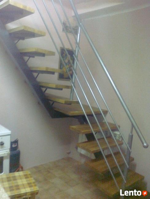 Schody metalowe drewniane wewnętrzne zwnętrzne