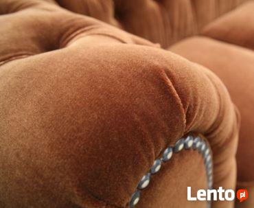 Pikowana sofa Chesterfield Classic 3 os z funkcją spania