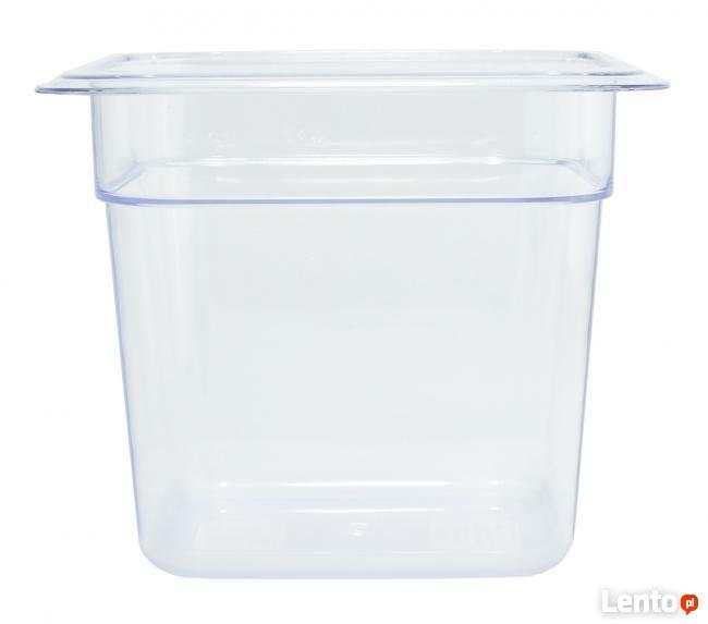 Pojemniki gastronomiczne GN 1/6 z poliwęglanu