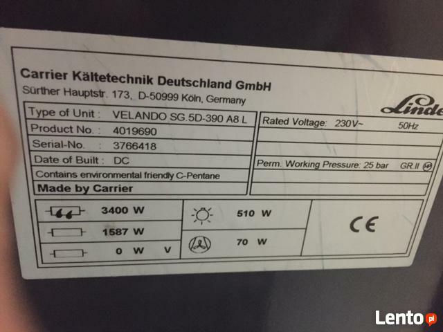 Szafy mroźnicze Linde Velando