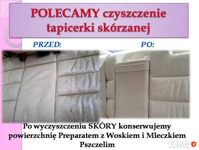 CZYSZCZENIE TAPICERKI SKÓRZANEJ