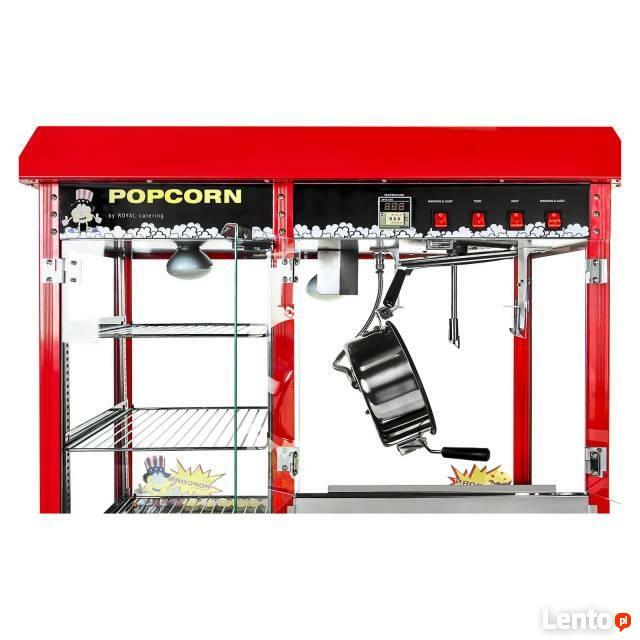 Maszyna do popcornu z witryną grzewczą 1700W