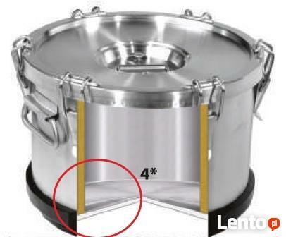 Termos 20 litrów stal nierdzewna satynowana