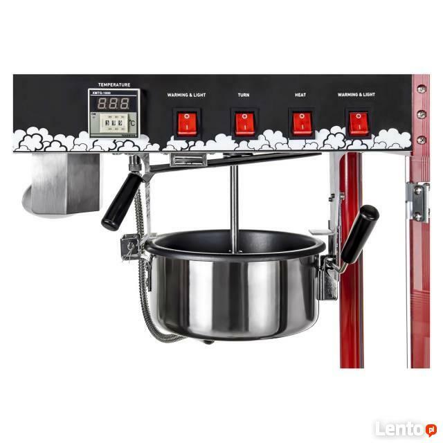 Maszyna do popcornu z witryną grzewczą 1700W