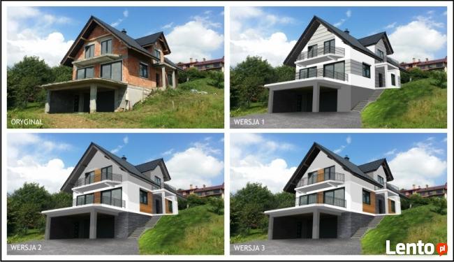 Projekt elewacji Wizualizacja