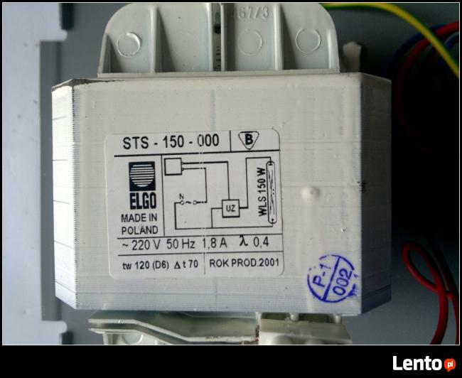 Przykrywka oprawy OUS 150, Elgo