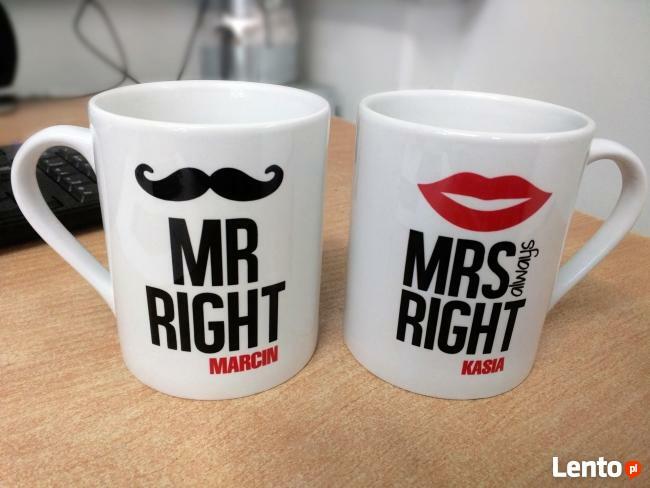 Foto kubki, kubki reklamowe z grafika tekstem i zdjeciem