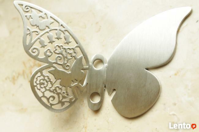 Wieszak, uchwyt, wieszaki MOTYLE NIERDZEWNE - OZDOBY