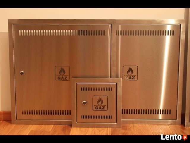 Drzwiczki do gazu z ramką 600x600mm z zamkiem INOX - GAZOWE