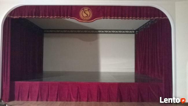 Kurtyna sceniczna , kurtyna teatralna kotara akustyczna