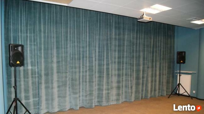 Kurtyna sceniczna , kurtyna teatralna kotara akustyczna