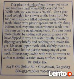 Sztuczne zęby-Tymczasowe Implanty Kosmetyczne-IMAKO