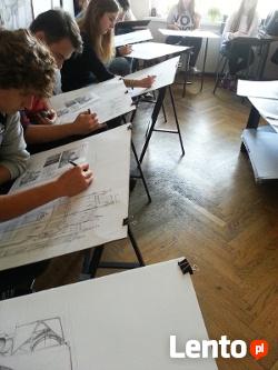 Kurs rysunku Architektura, Wzornictwo, Wnętrza