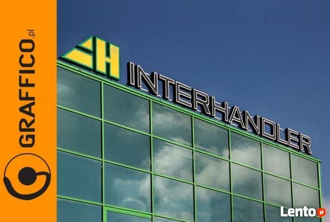 Kasetony reklamowe, litery podświetlane led _ duże gabaryty