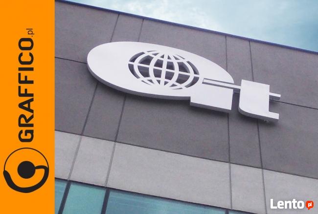 Kasetony reklamowe, litery podświetlane led _ duże gabaryty