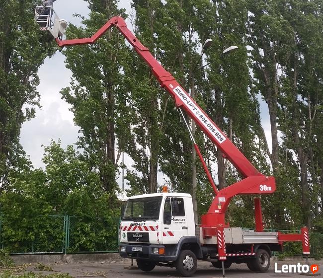 Usługi zwyżką / Podnośnik koszowy 24h