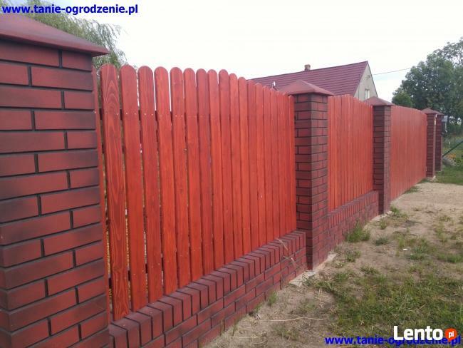 Ogrodzenia betonowe Ala klinkier