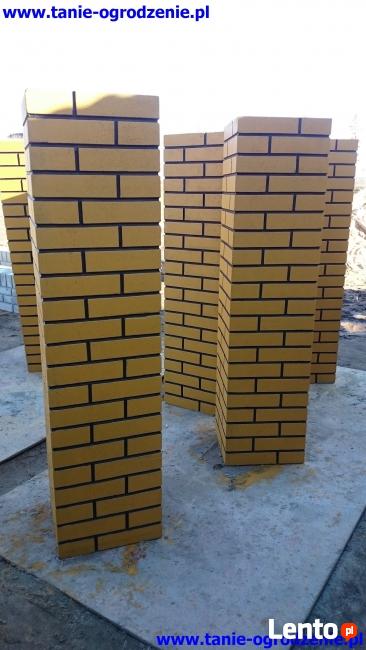 Ogrodzenia ala klinkier słupki murki