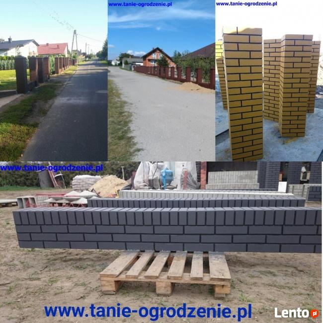 Ala klinkier, słupki, murki,