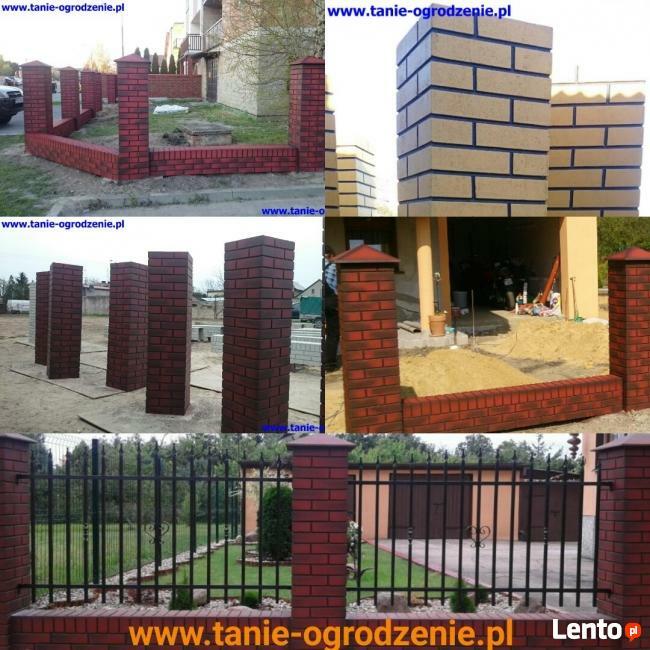 Ala klinkier, słupki, murki,