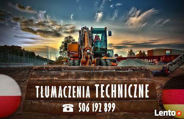 Tłumaczenia techniczne, j. niemiecki