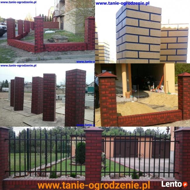 Ala klinkier, słupki, murki,