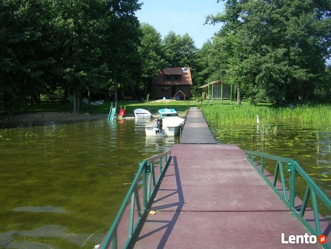 MAZURY drewniana chatka domek letniskowy nad jeziorem
