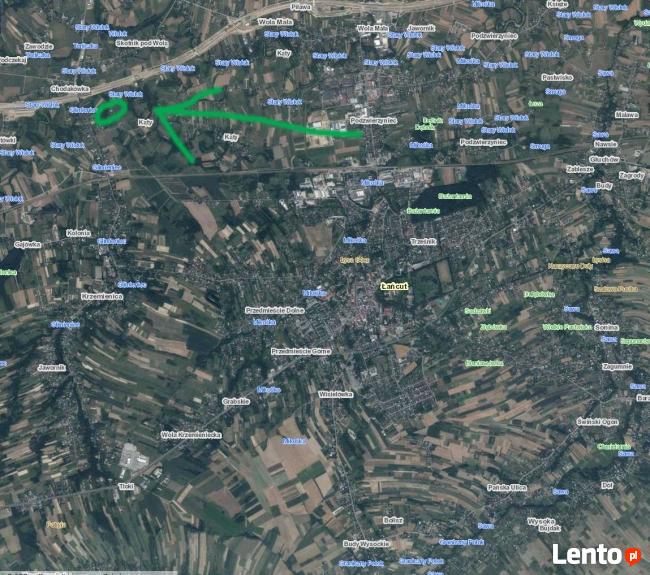 Działka Łańcut ul.Kąty / Krzemienica 48 ar