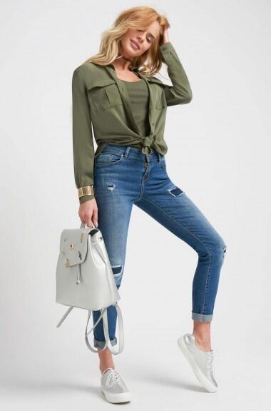 Top khaki Orsay