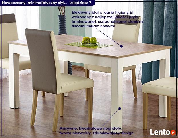 Duży Rozkładany stół Daniels 160x90 do 300x90 cm