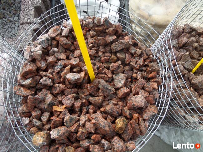 Grys Granitowy Czerwony VANGA Kamień do Ogrodu 1 TONA