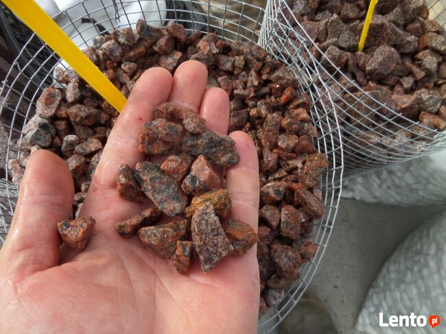 Grys Granitowy Czerwony VANGA Kamień do Ogrodu 1 TONA